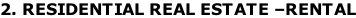 2. RESIDENTIAL REAL ESTATE –RENTAL